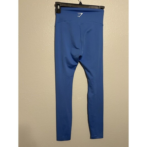 GymShark Women's Training Leggings Bright Blue 7 / 8 Small - Picture 5 of 7